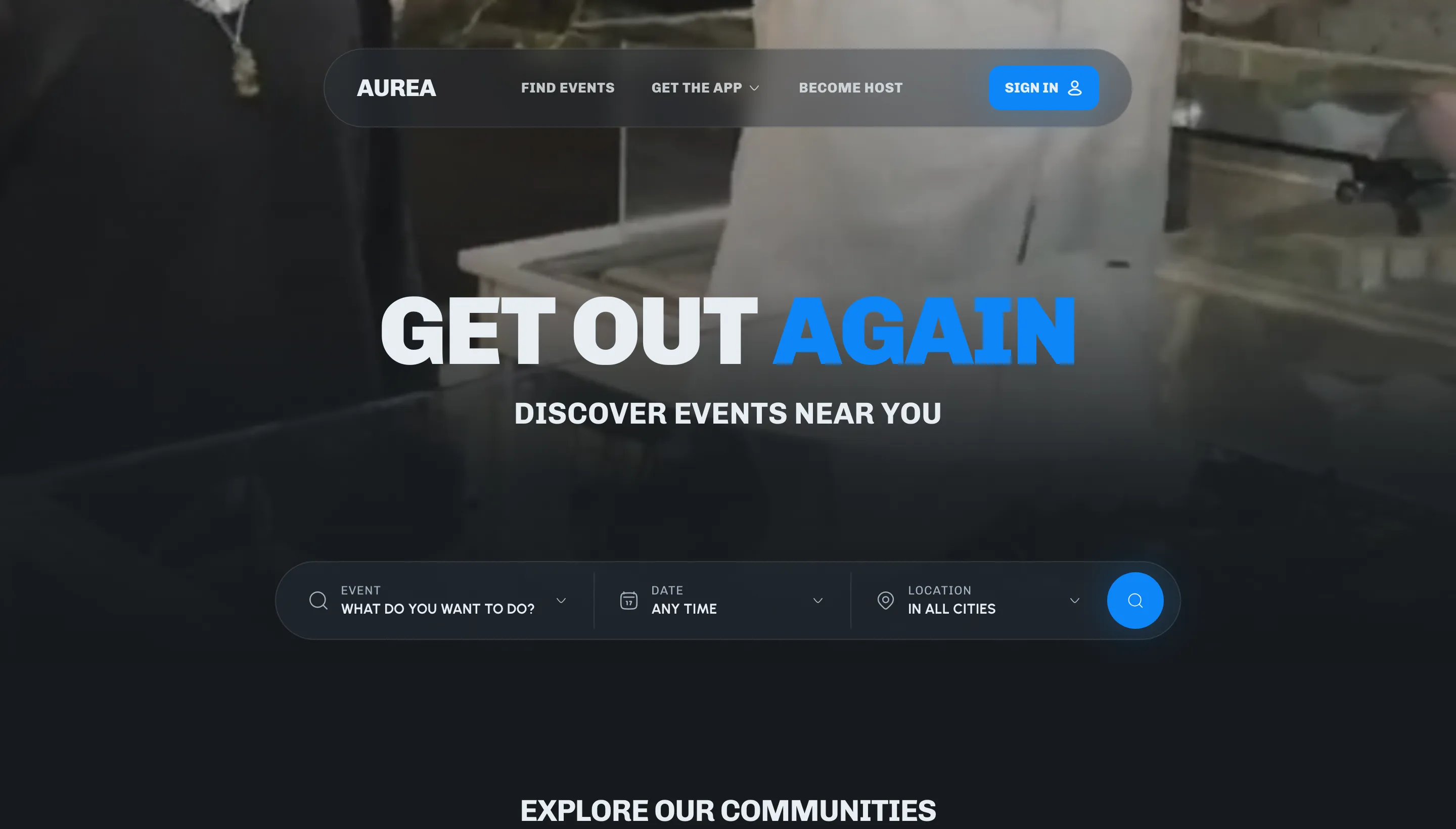 Site des utilisateurs - Aurea Event